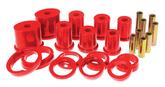 1979-98 Mustang Prothane Rear Control Arm Bushings Without Shells Front Lower Oval - Red