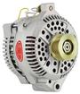 Powermaster Alternator Ford 3G Natural 200A Serpentine & V-Groove Pulley w/Reg Adapter Harness