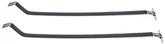 1982-2002 Camaro, Firebird; Fuel Tank Mounting Straps; Stainless Steel; w/Rubber Inserts