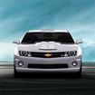 2010-15 Camaro Coupe - Dual Center Stripe W/out Pin Stripe On Outer Edge - Gloss White