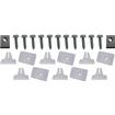 1971-72 Chevrolet Truck; Inner Grill Fastener Set; OE Style; 22 Pieces
