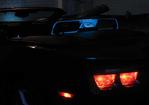 2010-15 Camaro RS Convertible - Rear Wind Restrictor with Single Color LED - BLUE