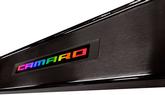 2010-15 Camaro - RGB Extreme Lighting Door Sill Plate Kit w/ Multi-Color LEDs - Brushed Black Finish
