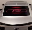 2010-15 Camaro Coupe - Windrestrictor Brand Glow Plate with RS Emblem and Red LED