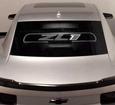 2010-15 Camaro Coupe - Windrestrictor Brand Glow Plate with ZL1 Emblem and White LED