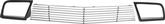 2010-13 Camaro SS Billet Lower Grill W/Ducts Polished - Replacement Style