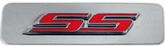 2010-15 Camaro SS Engine Cover Nameplate Stainless Steel Polished Red