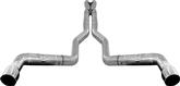 2010-15 Camaro 6.2L Cat Back Dual Exhaust System Performance Connect 3" Full Round Chambered