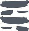 2016-17 Camaro LT Lamin-X Film Gunsmoke Headlamp Cover Kit