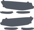 2016-17 Camaro SS Lamin-X Film Gunsmoke Headlamp Cover Kit