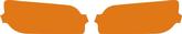 2016-17 Camaro LT Lamin-X Film Amber Fog Lamp Cover Kit