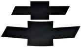 2010-13 Camaro - Bow Tie Emblem Overlay Decals - Matte Black (Pair)