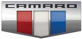 Camaro Tri-color Emblem Metal Sign (12" x 6")