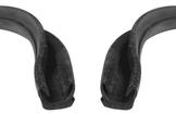 1963-66 Mopar A-Body and 1963-65 B-Body, Vent Window Division Bar Glass Run Felt Channel Inserts; LH and RH; Hardtop and Convertible Models