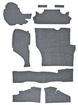 1981-87 Buick Regal; Complete Trunk Liner Set; 2 Door; Charcoal