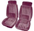 1987 Buick Regal T-Type; Complete Front and Rear Upholstery Set; Maroon