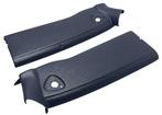 1978-87 Buick Regal; T Top Sun Visor Trim Panels; Dark Blue; Pair