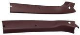 1978-87 Buick Regal; T-Top Rear Glass Trim Molding; Maroon Pair