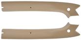 1978-87 Buick Regal; T-Top Rear Glass Trim Molding; Tan; Pair