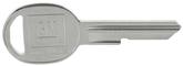 1983 and 1987 GM Door and Trunk Key Blank "B" Code