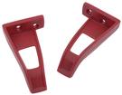 1978-87 Buick Regal; Bucket Seat Belt Guides; Maroon Red; Pair