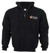 Grand National Black Hooded Sweatshirt With Zipper - XLarge