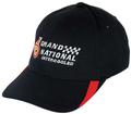 Grand National Flex Fit Black Cap S-M