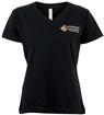 Grand National Black Ladies V-Neck T-Shirt - Medium