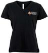 Grand National Black Ladies V-Neck T-Shirt - Small