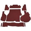 1984-87 Buick Regal Grand National; Trunk Mat Kit with Boards; Cutpile; Claret / Oxblood