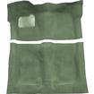 1974-75 Buick Regal; 2-Door; Complete Molded Carpet Kit; Mass Backing; Cutpile; Willow Green