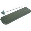 1955-59 Chevy, GMC Truck; Sun Visor; with Bracket; OE Design; Dark Brown; LH