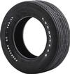 F60/15 Goodyear Raised White Letter Custom Wide Tread 2/2 Polyglas GT Tire - Blacked Out Tire Size