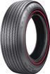 G70/15 Goodyear 2/2 Polyglas Tire with Custom Wide Tread and .350" Redline