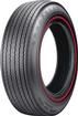 G70/14 Goodyear 2/2 Polyglas Tire with Custom Wide Tread and .350" Redline