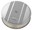 Holley; Vintage Series; 14" x 3" Air Cleaner; With Paper Element And Polished Finish