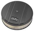 Holley; Vintage Series; 14" x 3" Air Cleaner; With Paper Element And Black Finish
