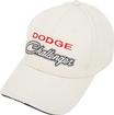 Dodge Challenger Embroidered Logo Bone Low Profile Cap