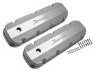 1965-00 Chevrolet; 396-454; Sniper; Fabricated Aluminum Valve Covers; Flat Top With Natural Finish
