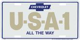 USA-1 "All The Way' License Plate