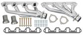 1964-73 Mustang 260-302 Hedman 1-1/2" Shorty Headers; HTC Polished Ceramic Coated Stainless