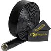 Heatshield Products; Fire Shield Sleeve Silicone Coated Line, Hose & Wire Loom; 3/4" ID; 10' Roll; Black