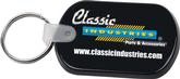 Classic Industries Logo; Oval Key Tag