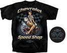 Chevrolet Speed Shop T-shirt Black Large