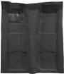 1967-69 Chevrolet Camaro, Pontiac Firebird; 1 Piece Molded Carpet Kit; Cutpile; Mass Backing; Black