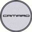 Wheel Center Cap Decal; Black Camaro Logo; 2 1/2" Diameter