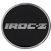 1985-1990 Camaro IROC-Z Wheel Center Cap Emblem; R15; 2-15/16";  Black Background