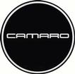 1982-02 Camaro GTA Wheel Center Cap Emblem; 2-1/8"; Chrome Logo with Black Background