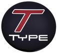 1984-86 Buick Regal; T-TYPE Hub Cap Emblem; 2-3/16" diameter