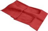 1976-81 Camaro, Firebird; Molded Carpet Set; Dark Carmine Red; Cut Pile; without Console